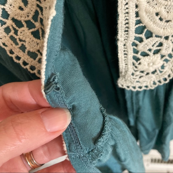 Anthropologie / Rio Rao lace neck cottage core cardigan - Picture 5 of 14